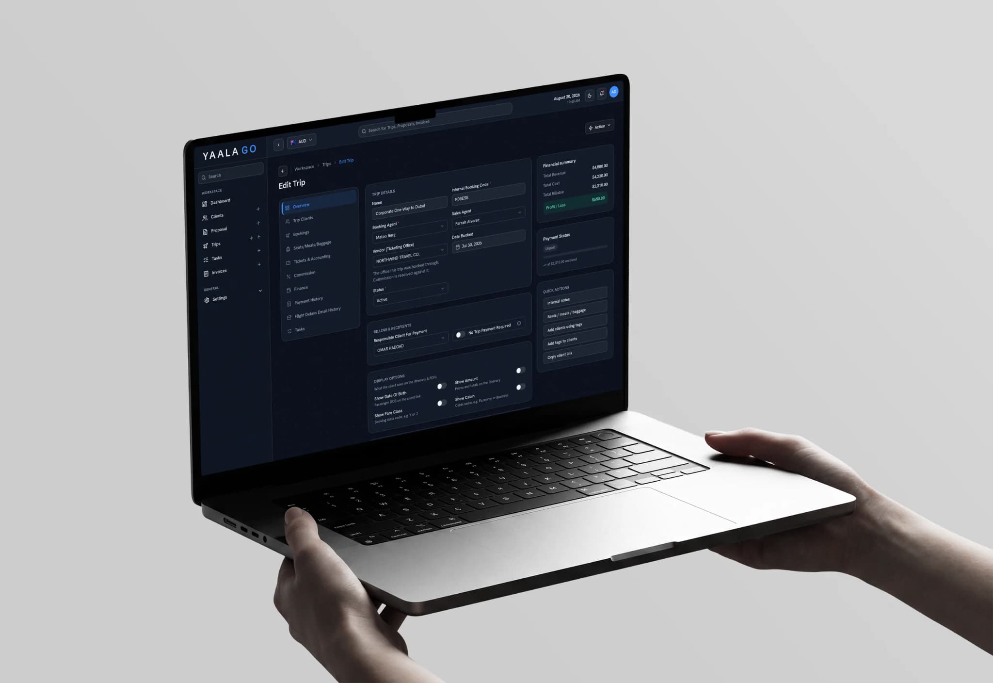 Yaalago – All-in-One Travel Operations Software for Managing Sales, Reservations & Agency Workflows